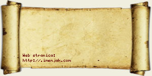 Hana Bačević vizit kartica